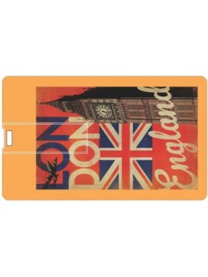Printland Credit Card England 8 GB Pen Drive(Multicolor)