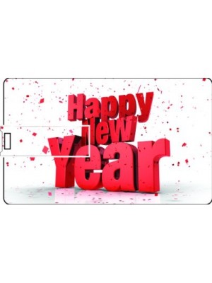 Printland Credit Card Happy New Year PC80141 8 GB Pen Drive(White)