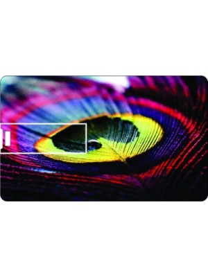 Printland Credit card Peacock 8 GB Pen Drive(Multicolor)