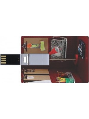 Printland Credit Card Shaped PC82245 8 GB Pen Drive(Multicolor)
