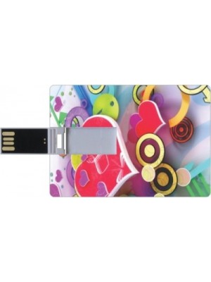 Printland Credit Card Shaped PC82428 8 GB Pen Drive(Multicolor)