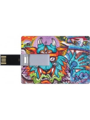 Printland Credit Card Shaped PC82462 8 GB Pen Drive(Multicolor)