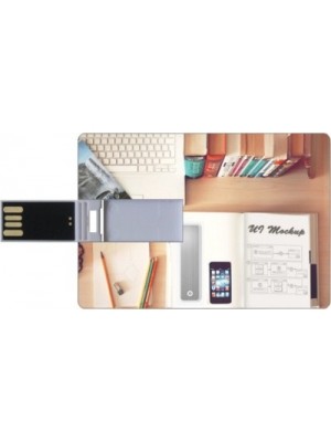 Printland Credit Card Shaped PC83108 8 GB Pen Drive(Multicolor)