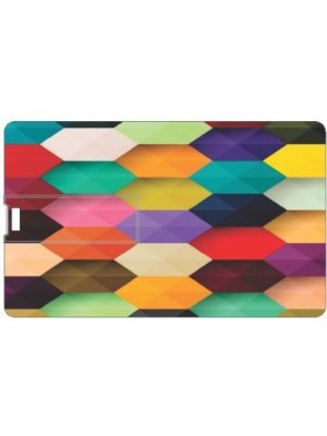 Printland Hexagonal Pattern PC163280 16 GB Pen Drive(Multicolor)