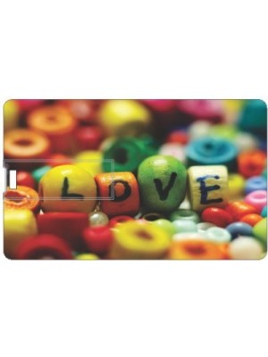 Printland Love PC163695 16 GB Pen Drive(Multicolor)