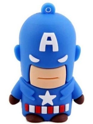 Quace Captain America 4 GB Pen Drive(Multicolor)