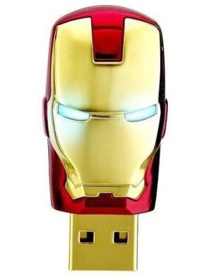 Quace Iron Man Red 32 GB Pen Drive(Multicolor)