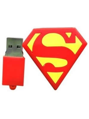 Quace Super Man Logo 16 GB Pen Drive(Multicolor)