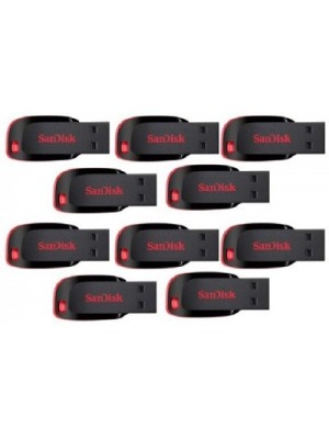 SanDisk Cruzer Blade USB Flash Drive 16 GB Pen Drive(Black)