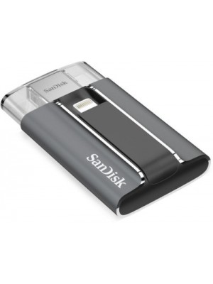 SanDisk SDIX-128G-P57 128 GB Pen Drive(Black, Grey)