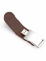 eShop Leather Magnetic Flap 4 GB Pen Drive(Brown)
