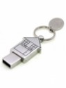 eShop Metal Home Shape Keychain 8 GB Pen Drive(Silver)
