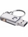 eShop Swivel Metal Keychain USB FlashDrive 4 GB Pen Drive(Silver)