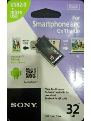 Sony SONY USM32SA2 B MICRO VAULT 32 GB Pen Drive(Black)