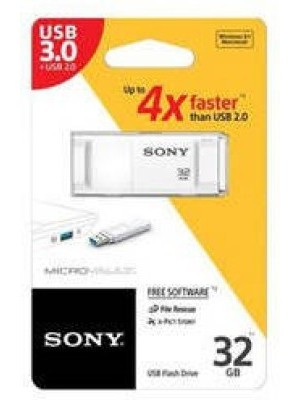 Sony USM32X/W 32 GB Pen Drive(White)