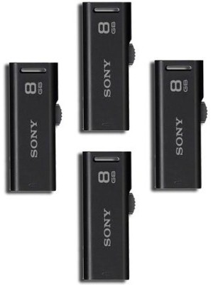 Sony USM8GR/BZ 8 GB Pen Drive(Black)