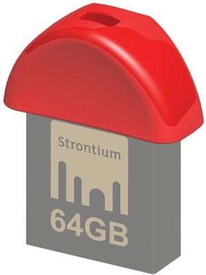 Strontium Nitro Plus Nano 64 GB Pen Drive(Red)