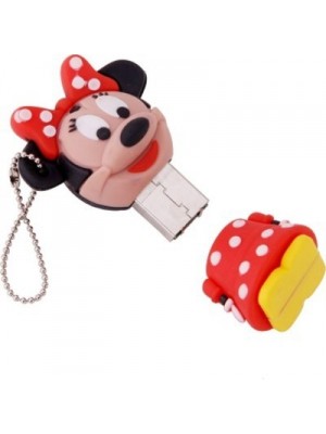 Yes Celebration Minnie Mouse 8 GB Pen Drive(Red)