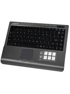 Amkette Wi-Key Touch with Multi Touchpad Wireless Laptop Keyboard