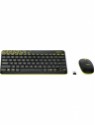 Logitech MK240 Wireless Keyboard and Mouse Combo(Black&Chartreuse Yellow)