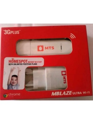 MTS Mblaze Ultra Wifi Ac3633 Post Paid Rajasthan Only With Adapter Data Card(White)