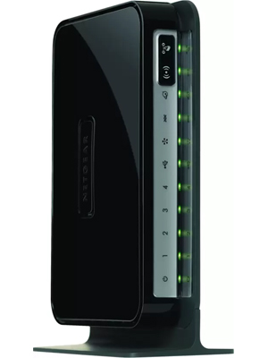 Netgear DGN2200 ADSL2 Wireless N300 Router With Modem(Black)