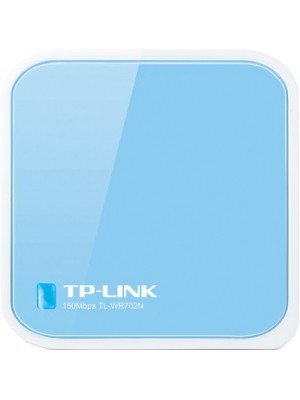 TP-LINK TL-WR702N 150Mbps Wireless N Nano Router(Blue & White)