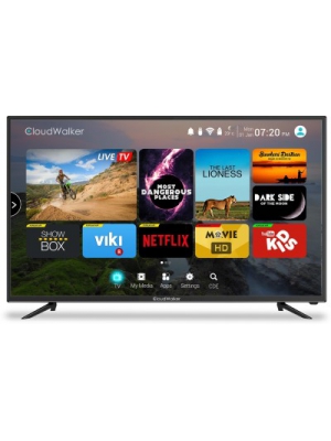 CloudWalker Cloud TV 109cm (43) Ultra HD (4K) Smart LED TV(CLOUD TV 43SU, 3 x HDMI, 2 x USB)