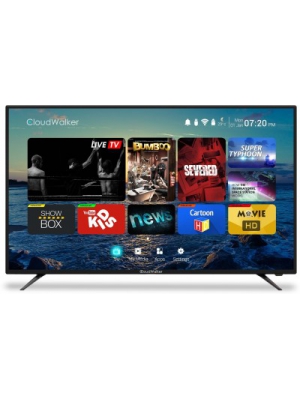 CloudWalker Cloud TV 139cm (55) Ultra HD (4K) Smart LED TV(CLOUD TV 55SU, 3 x HDMI, 2 x USB)