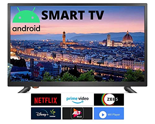 IVELECT 81 cm (32 inches) HD Android Smart LED TV (Black) (2020 Model)