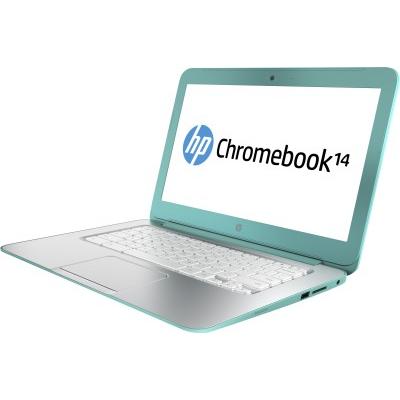 HP 14-Q003TU Chromebook (4th Gen CDC/ 4GB/ 16GB SSD/ Chrome OS)(13.86 inch, Imprint SAtin SParkle Ocean Turquoise, 1.9 kg)