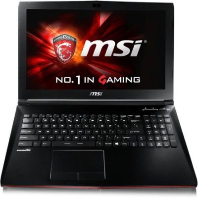 MSI GP Series Core i7 - (8 GB/1 TB HDD/DOS/2 GB Graphics) GP62 6QE GP62 6QE Leopard Pro 6th i5 Notebook(15.6 inch, Black, 2.3 kg)