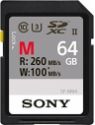 Sony 64GB UHS-II Class 10 SD Memory Card (SF-M64/T)