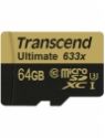 Transcend 64GB 633X MicroSDHC Memory Card (TS64GUSDU3)