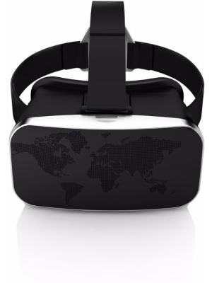 Techbyte 3rd Gen 3D VR Box Virtual Reality Head Mount Glasses (Black)(Smart Glasses)